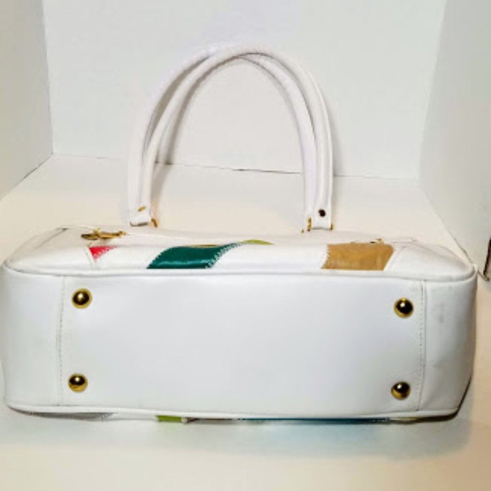 Totally 80's Patch Geometric Pattern Purse - image 4